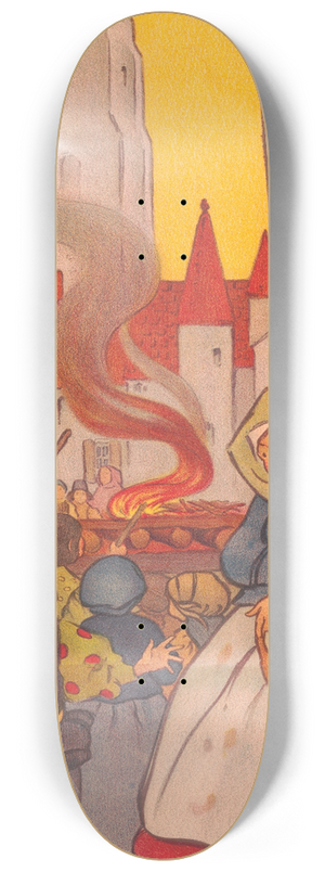 Florence Harrison - Part 4 of the tale of Topply Tilts 8.25 inch art skate deck