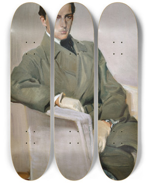 Triptych art skateboard deck of Joaqun Sorolla Joaqun by Joaquin Sorolla (1863-1923) Triptych art skateboard deck of Joaqun Sorolla Joaqun by Joaquin Sorolla (1863-1923)