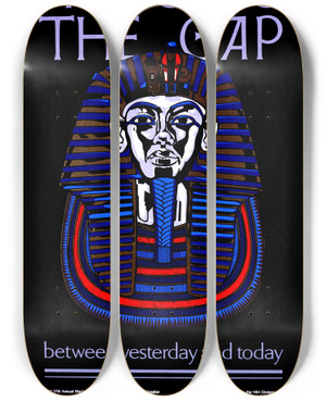 Triptych art skateboard deck of National Institutes Of Health Bridging The Gap Between Yesterday And Today by National Institutes Of Health (1887) Triptych art skateboard deck of National Institutes Of Health Bridging The Gap Between Yesterday And Today by National Institutes Of Health (1887)