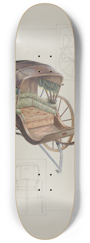 Floyd R. Sharp - Baby Buggy 8.25 inch art skate deck