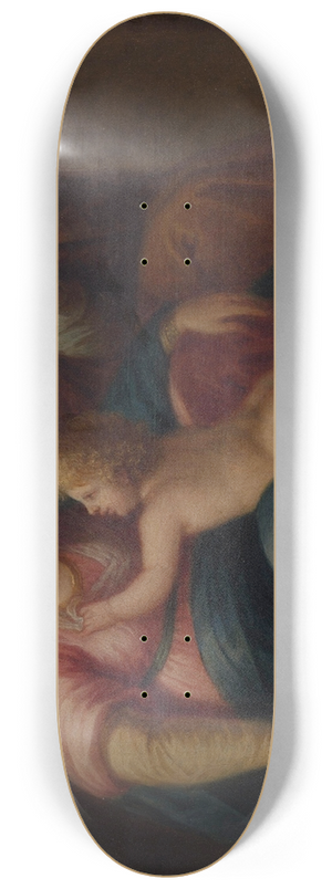 Follower of Angelica Kauffmann - Holy Family 8.25 inch art skate deck