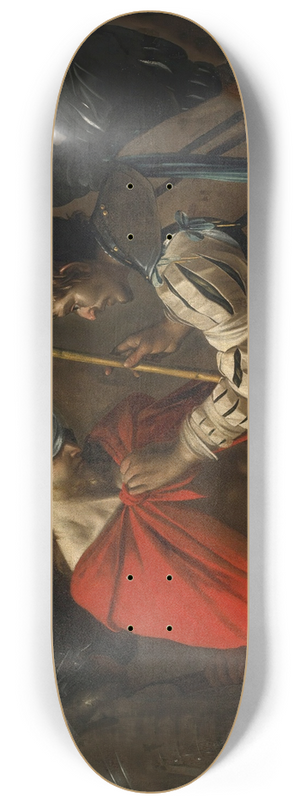 Follower of Caravaggio - The Mocking Of Christ 8.25 inch art skate deck
