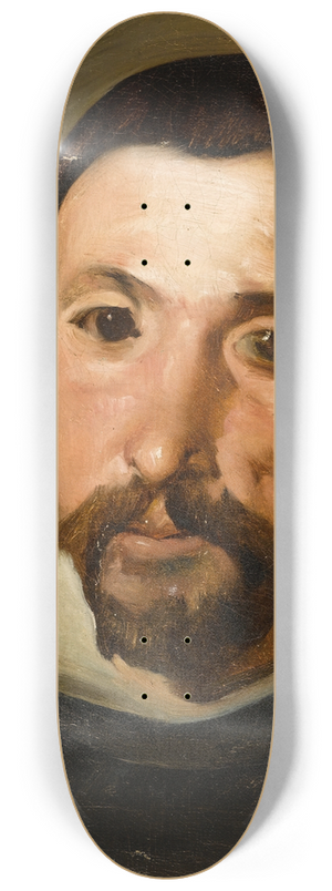 Follower of Diego Velzquez - Portrait of a Man 8.25 inch art skate deck