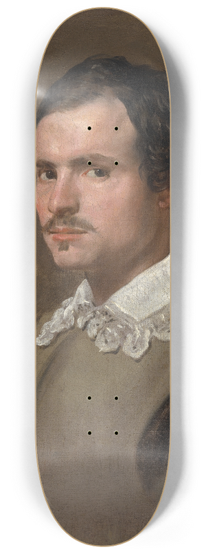 Follower of Diego Velzquez - Portrait of a Young Man 8.25 inch art skate deck
