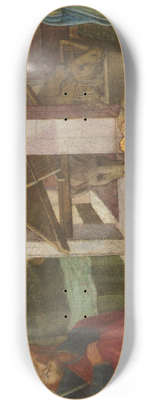 Follower of Filippo Lippi - The Nativity 8.25 inch art skate deck
