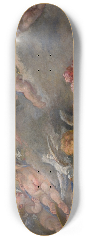 Follower Of Franois Boucher - Putti 8.25 inch art skate deck