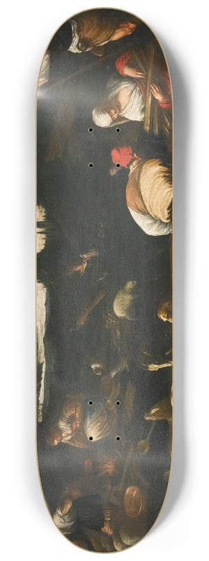 Follower of Jacopo da Ponte - Noahs Sacrifice After The Flood 8.25 inch art skate deck