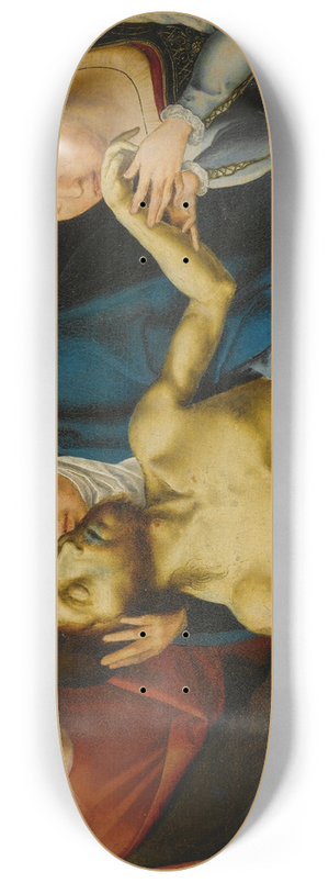 Follower of Joos van Cleve - The Lamentation 8.25 inch art skate deck