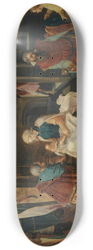 Follower of Lucas van Leyden - The Adoration Of The Magi 8.25 inch art skate deck