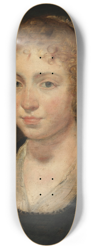Follower of Peter Paul Rubens - Head of a Young Girl 8.25 inch art skate deck Follower of Peter Paul Rubens - Head of a Young Girl 8.25 inch art skate deck