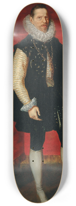 Follower of Peter Paul Rubens - Portrait Of Archduke Albrecht Vii Of Austria 8.25 inch art skate deck