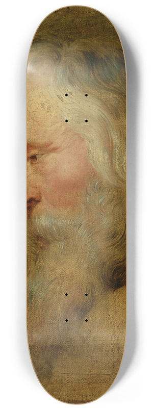 Follower of Peter Paul Rubens - Study Head Ofcaspar, The Eldestmagus 8.25 inch art skate deck Follower of Peter Paul Rubens - Study Head Ofcaspar, The Eldestmagus 8.25 inch art skate deck
