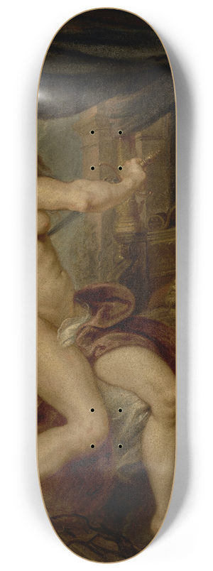 Follower of Peter Paul Rubens - The Death of Dido 8.25 inch art skate deck Follower of Peter Paul Rubens - The Death of Dido 8.25 inch art skate deck