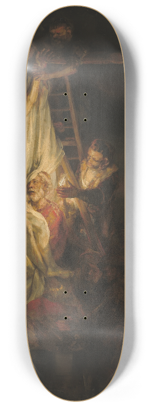 Follower of Rembrandt van Rijn - The Descent from the Cross 8.25 inch art skate deck Follower of Rembrandt van Rijn - The Descent from the Cross 8.25 inch art skate deck