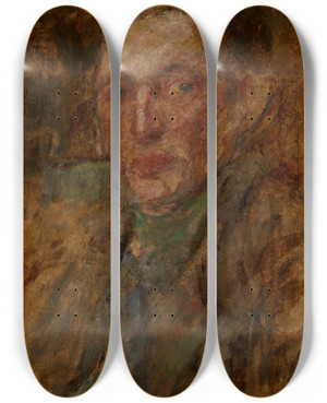 Triptych art skateboard deck of Olga Boznanska Study Of A Male Figure_2 by Olga Boznanska (1865-1940) Triptych art skateboard deck of Olga Boznanska Study Of A Male Figure_2 by Olga Boznanska (1865-1940)