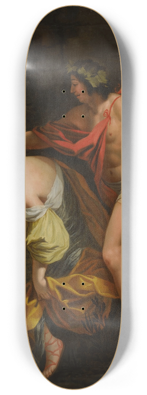 Follower Of Simon Vouet - Bacchus and Ariadne 8.25 inch art skate deck