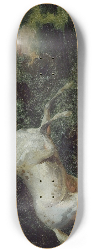 Follower of Thodore Gricault - Prancing Horse 8.25 inch art skate deck Follower of Thodore Gricault - Prancing Horse 8.25 inch art skate deck