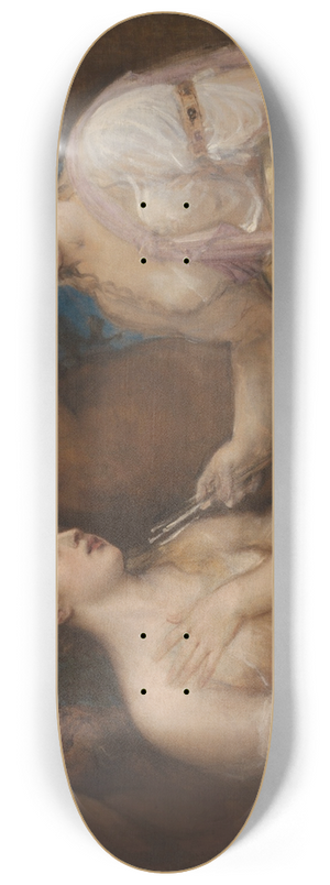 Follower of Titian - Allegory of Venus and Cupid 8.25 inch art skate deck