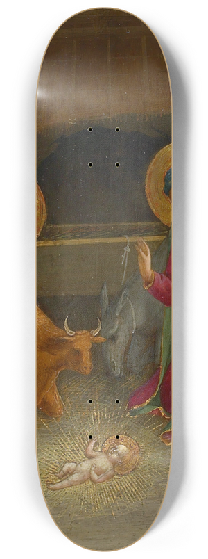 Fra Angelico - The Nativity 8.25 inch art skate deck Fra Angelico - The Nativity 8.25 inch art skate deck
