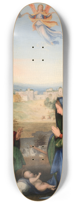 Fra Bartolomeo - The Nativity 8.25 inch art skate deck