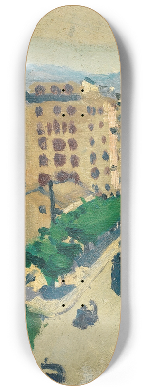 Albert Marquet - Rue  Alger 8.25 inch art skate deck Albert Marquet - Rue  Alger 8.25 inch art skate deck