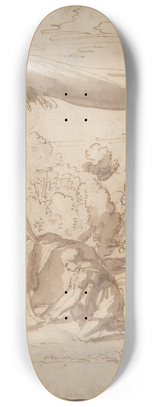 Francesco Albani - Diana Bathing 8.25 inch art skate deck