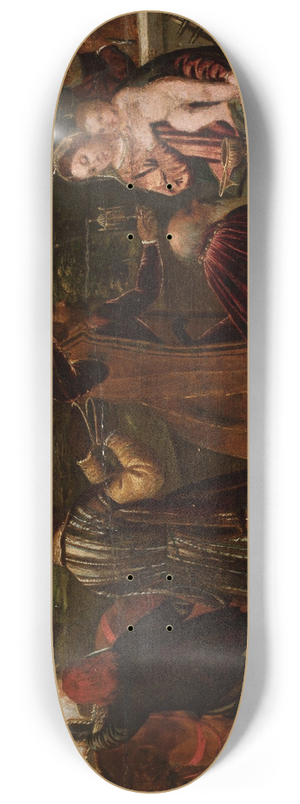 Francesco Bassano the Younger - Adoration of the Magi 8.25 inch art skate deck