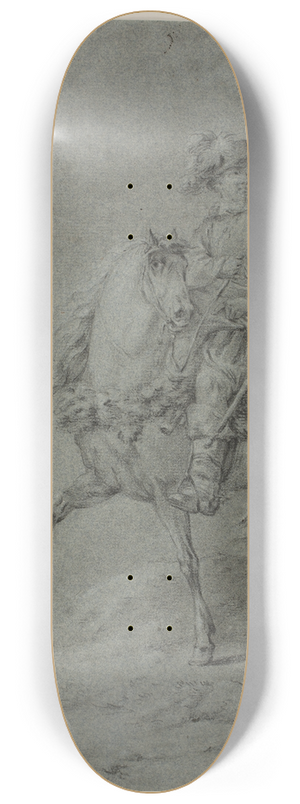 Francesco Casanova - Ryttere i et landskab 8.25 inch art skate deck Francesco Casanova - Ryttere i et landskab 8.25 inch art skate deck