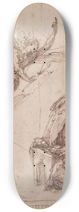 Francesco Curia - The Annunciation 8.25 inch art skate deck
