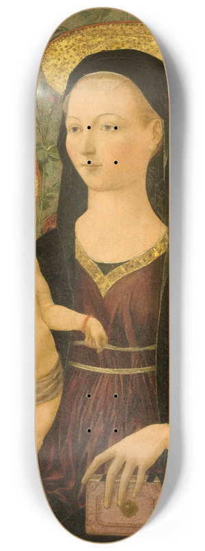 Francesco del Cossa - Virgin and Child with an Angel 8.25 inch art skate deck