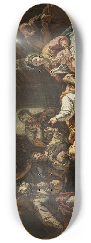 Francesco Fontebasso - Adoration of the Magi 8.25 inch art skate deck Francesco Fontebasso - Adoration of the Magi 8.25 inch art skate deck