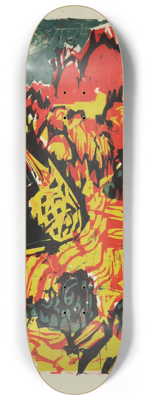 Albert Mller - Farbige Tessinerlandschaft 8.25 inch art skate deck