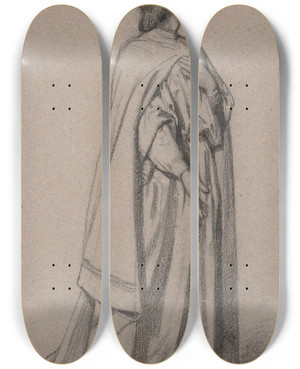 Triptych art skateboard deck of Franoisclaudius Comptecalix Standing Figure Of A Robed Man by Franois-Claudius Compte-Calix (1813-1880) Triptych art skateboard deck of Franoisclaudius Comptecalix Standing Figure Of A Robed Man by Franois-Claudius Compte-Calix (1813-1880)