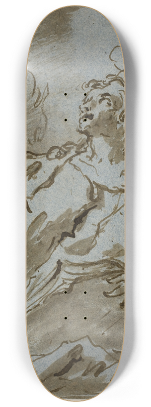 Francesco Guardi - Evangelisten Johannes 8.25 inch art skate deck