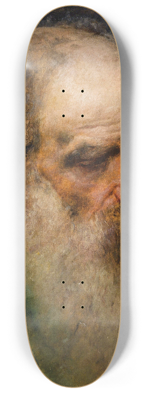 Francesco Hayez - Head Of A Man Looking Down 8.25 inch art skate deck