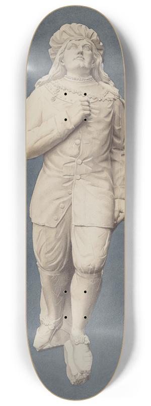 Frances Cohen - Figurehead of Rembrandt 8.25 inch art skate deck