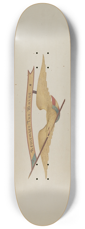 Frances Cohen - Ornamental Carving  Eagle 8.25 inch art skate deck
