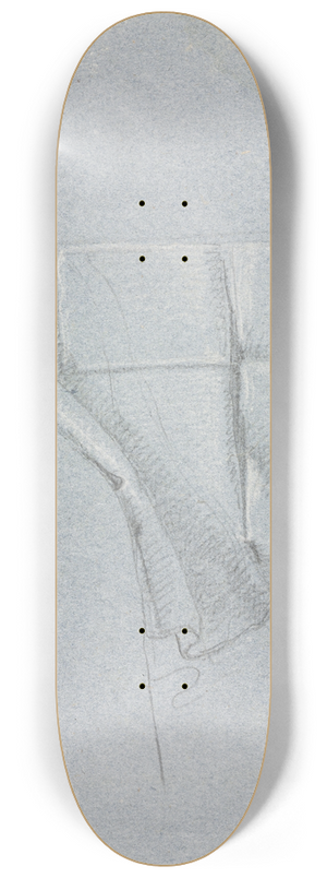 Francesco Lorenzi - Drapery study 8.25 inch art skate deck