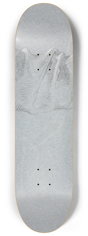Francesco Lorenzi - Drapery study 8.25 inch art skate deck