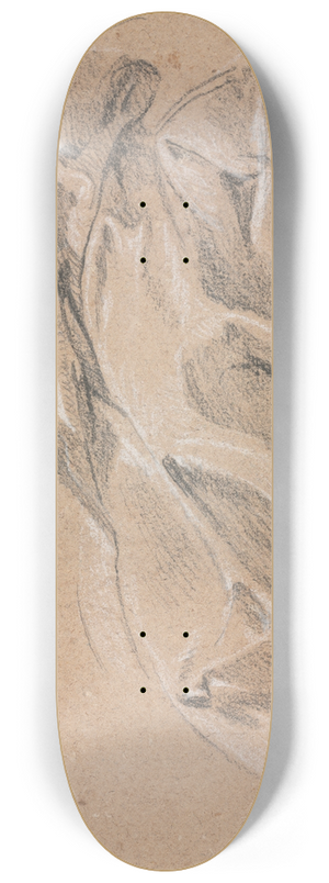Francesco Lorenzi - Drapery study 8.25 inch art skate deck