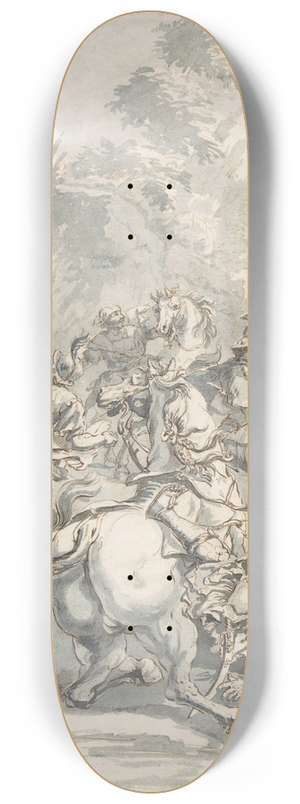 Francesco Monti - Cavalry Engagement 8.25 inch art skate deck
