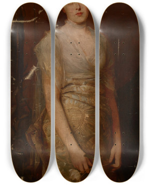 Triptych art skateboard deck of Wilhelm Von Kaulbach Portrait Of Alicja Worms by Wilhelm von Kaulbach (1805-1874) Triptych art skateboard deck of Wilhelm Von Kaulbach Portrait Of Alicja Worms by Wilhelm von Kaulbach (1805-1874)