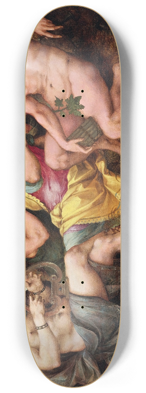 Francesco Primaticcio - The Judgment Of Midas 8.25 inch art skate deck