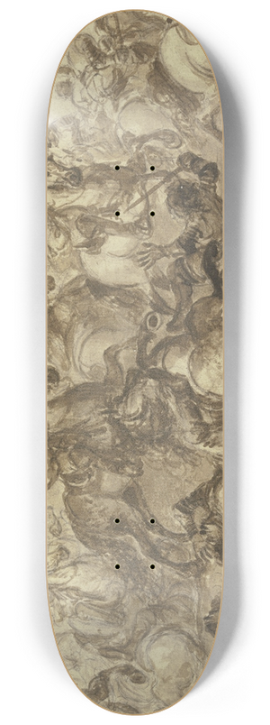 Francesco Simonini - Equestrian combat 8.25 inch art skate deck