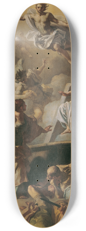 Francesco Solimena - Auferstehung Christi 8.25 inch art skate deck