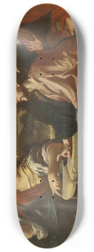 Francesco Solimena - Christ And The Woman Of Samaria 8.25 inch art skate deck Francesco Solimena - Christ And The Woman Of Samaria 8.25 inch art skate deck