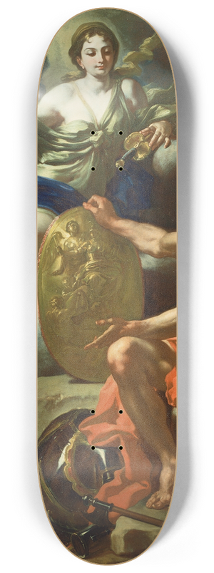 Francesco Solimena - Venus At The Forge of Vulcan 8.25 inch art skate deck