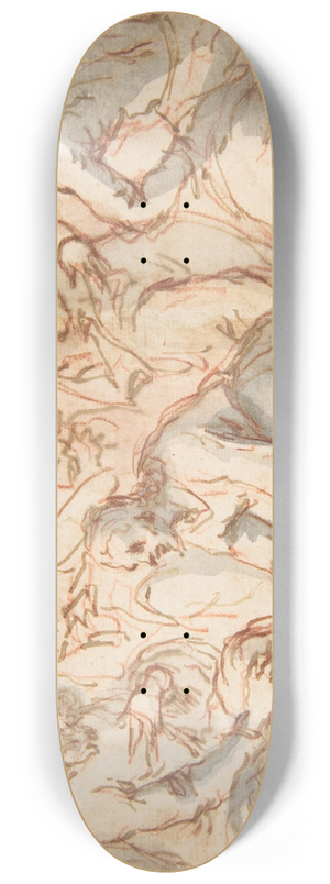 Francesco Vanni - Christ Washing the Disciples Feet 8.25 inch art skate deck Francesco Vanni - Christ Washing the Disciples Feet 8.25 inch art skate deck