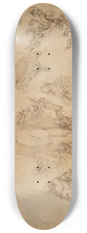 Francesco Vanni - The Virgin Protectress of the City of Siena 8.25 inch art skate deck Francesco Vanni - The Virgin Protectress of the City of Siena 8.25 inch art skate deck