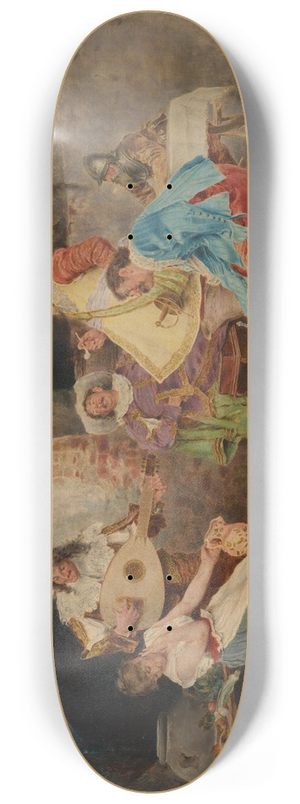 Francesco Vinea - Serenade In The Tavern 8.25 inch art skate deck